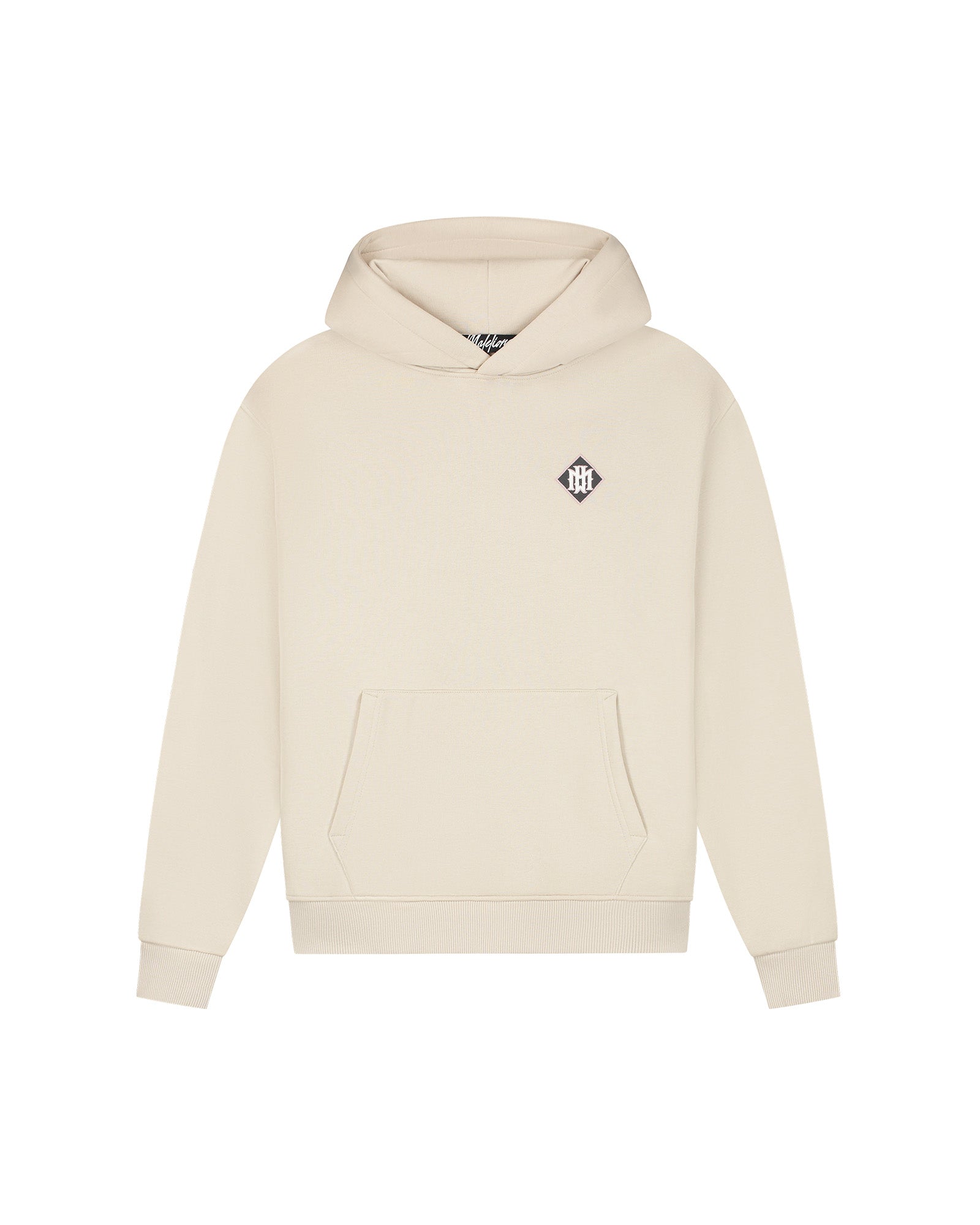 Malelions Men Gothic Tile Hoodie | Light Taupe