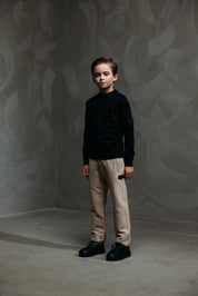 Malelions Junior Knitted Sweater | Black