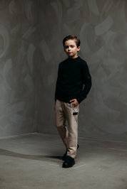 Malelions Junior Knitted Sweater | Black