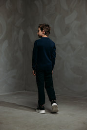 Malelions Junior Knitted Sweater | Navy