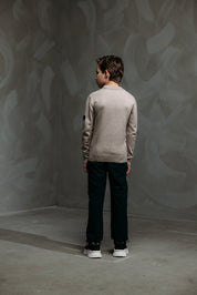 Malelions Junior Knitted Sweater | Taupe