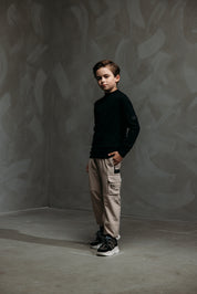 Malelions Junior Pocket Cargo Pants | Taupe