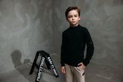 Malelions Junior Knitted Sweater | Black