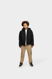 Malelions Junior Padded Softshell | Black