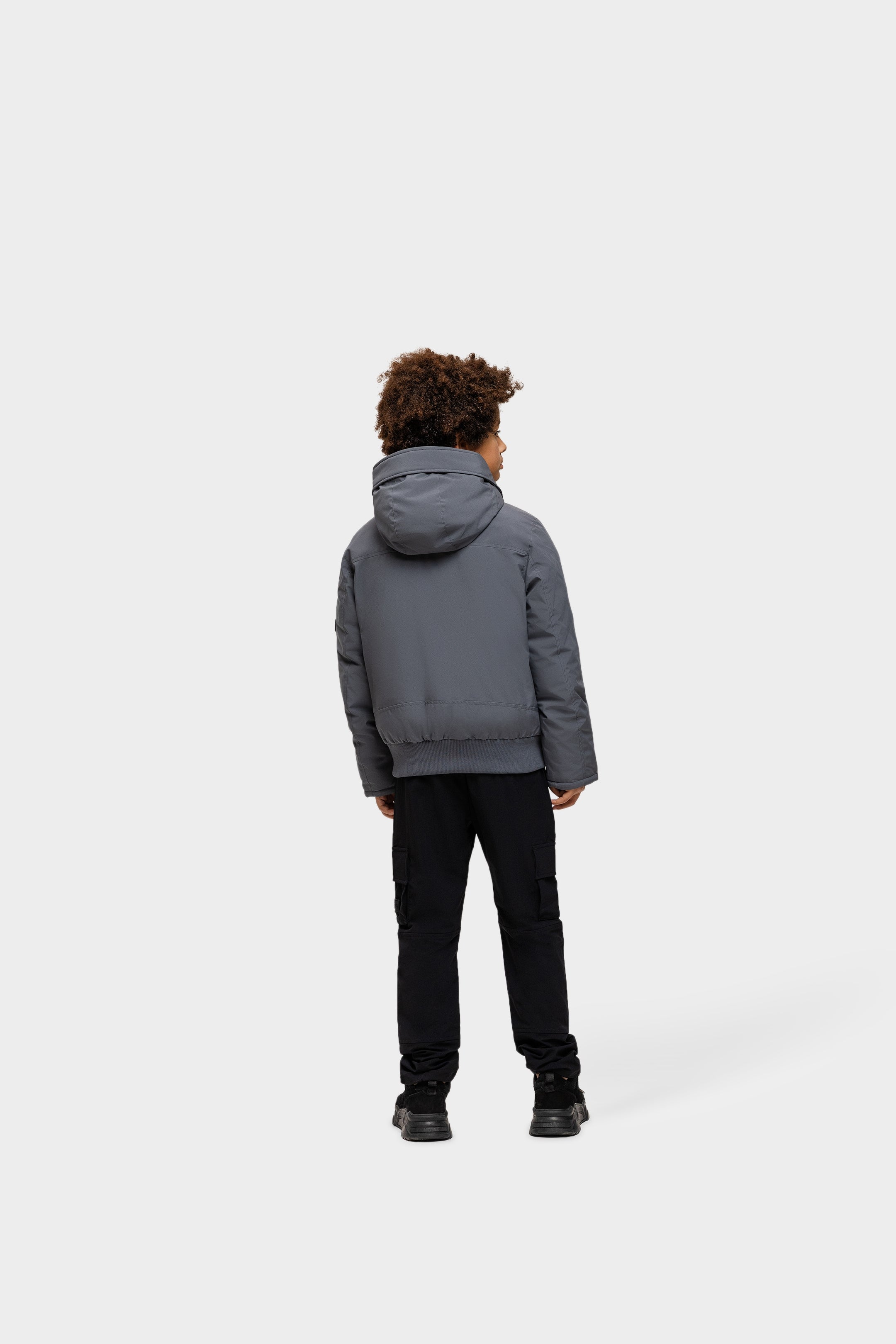 Malelions Junior Padded Softshell | Anthracite