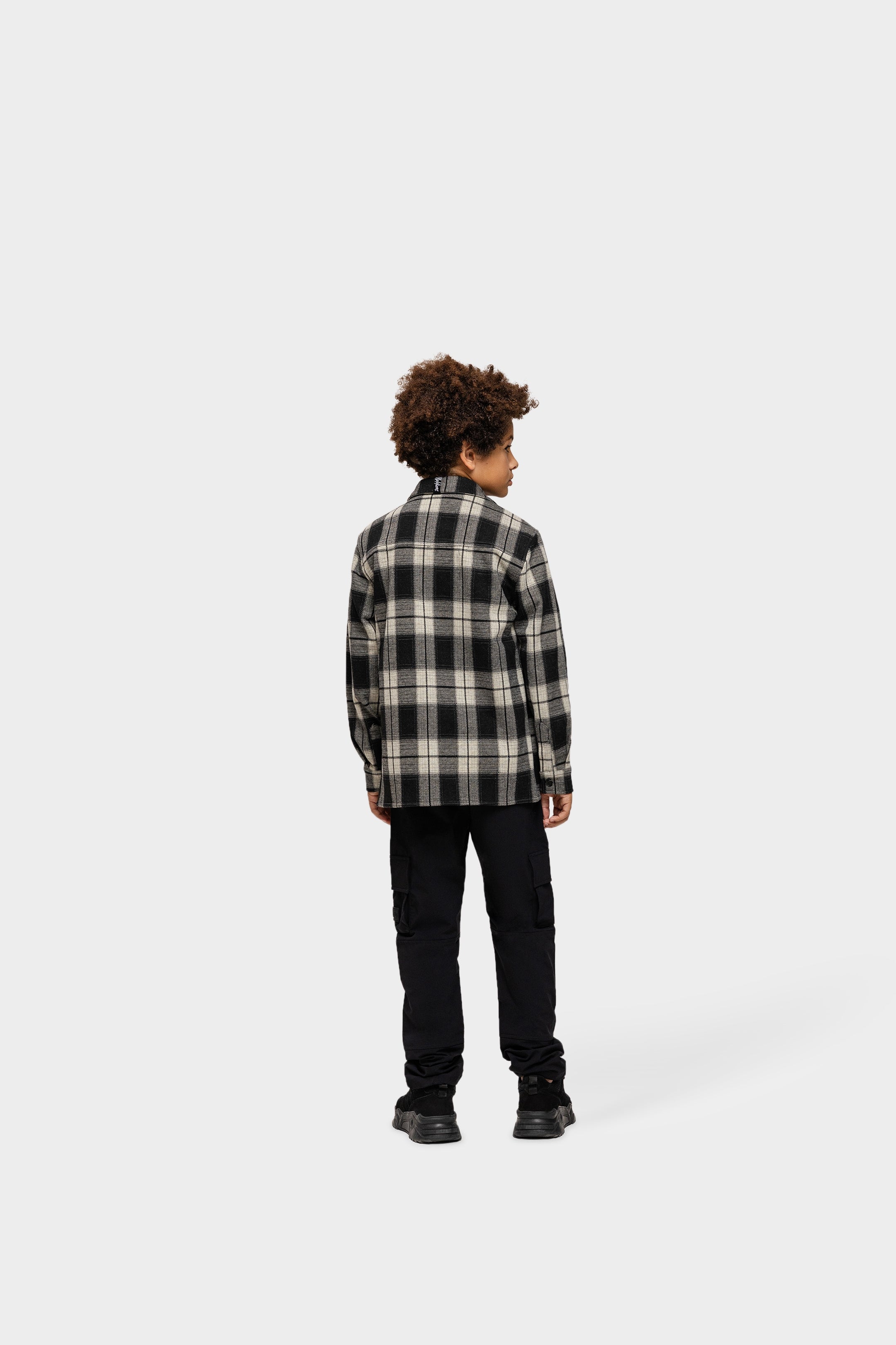 Malelions Junior Hollywood Flannel | Black/White