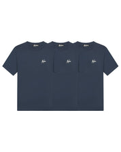 Malelions Men Signature T-Shirt 3-Pack | Navy