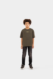 Malelions Junior Studio T-Shirt | Moss Green