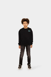 Malelions Junior Hollywood Map Sweater | Black