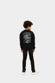 Malelions Junior Hollywood Map Sweater | Black