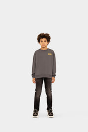 Malelions Junior Hollywood Map Sweater | Anthracite