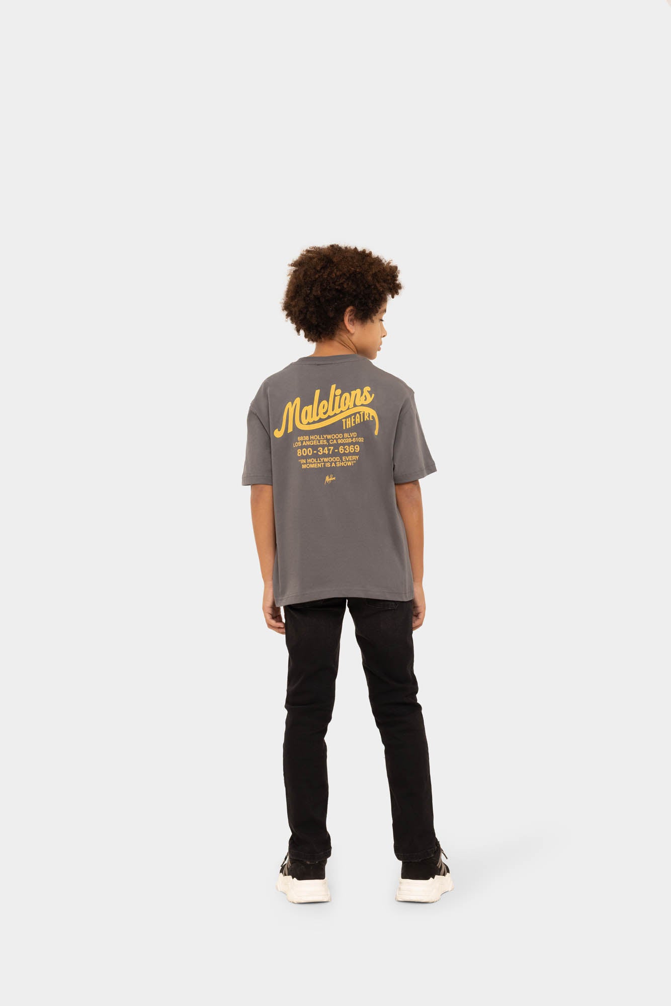 Malelions Junior Theatre T-Shirt | Anthracite