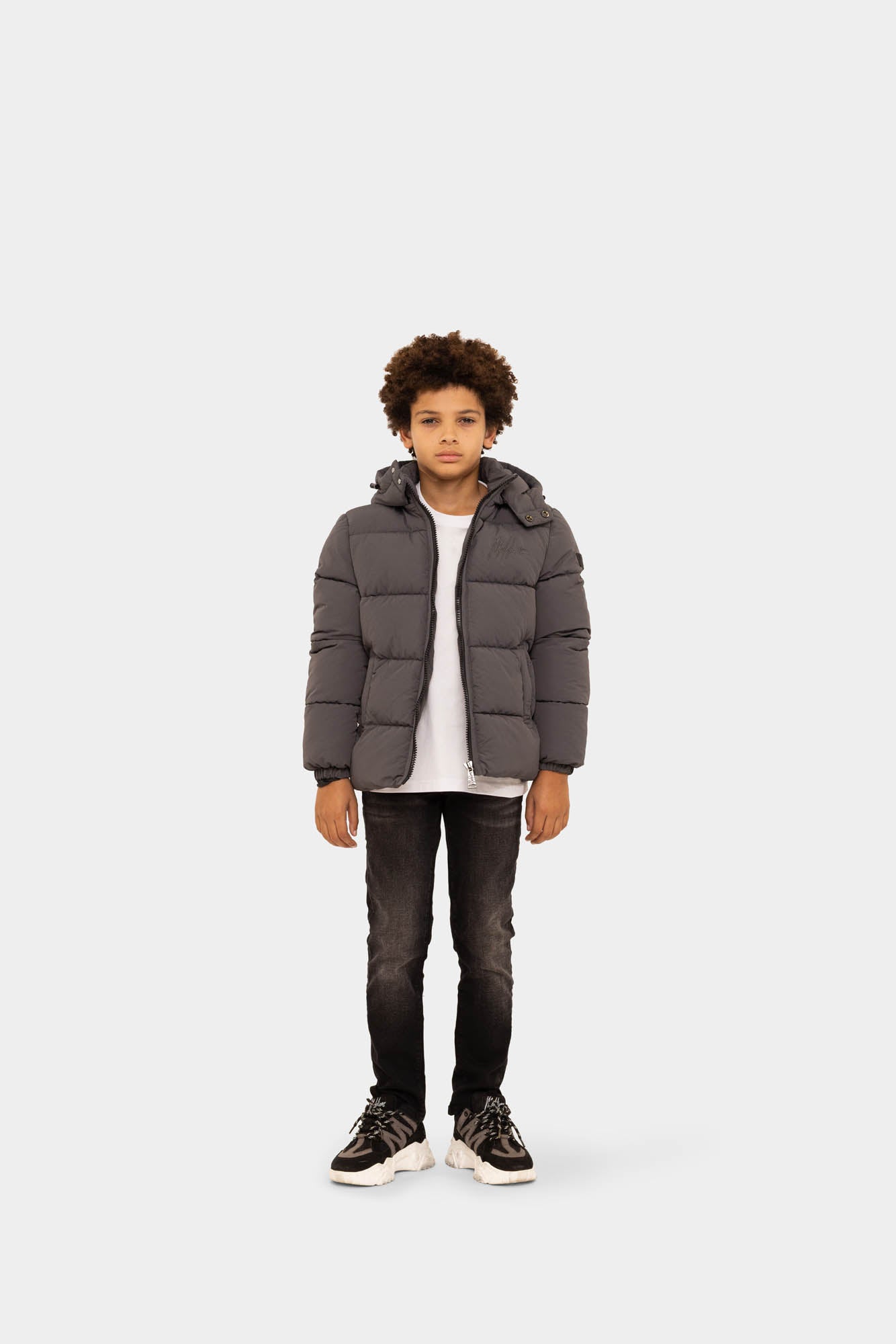 Malelions Junior Donn Puffer Jacket | Anthracite