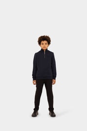 Malelions Junior Turtle Half Zip Sweater | Navy