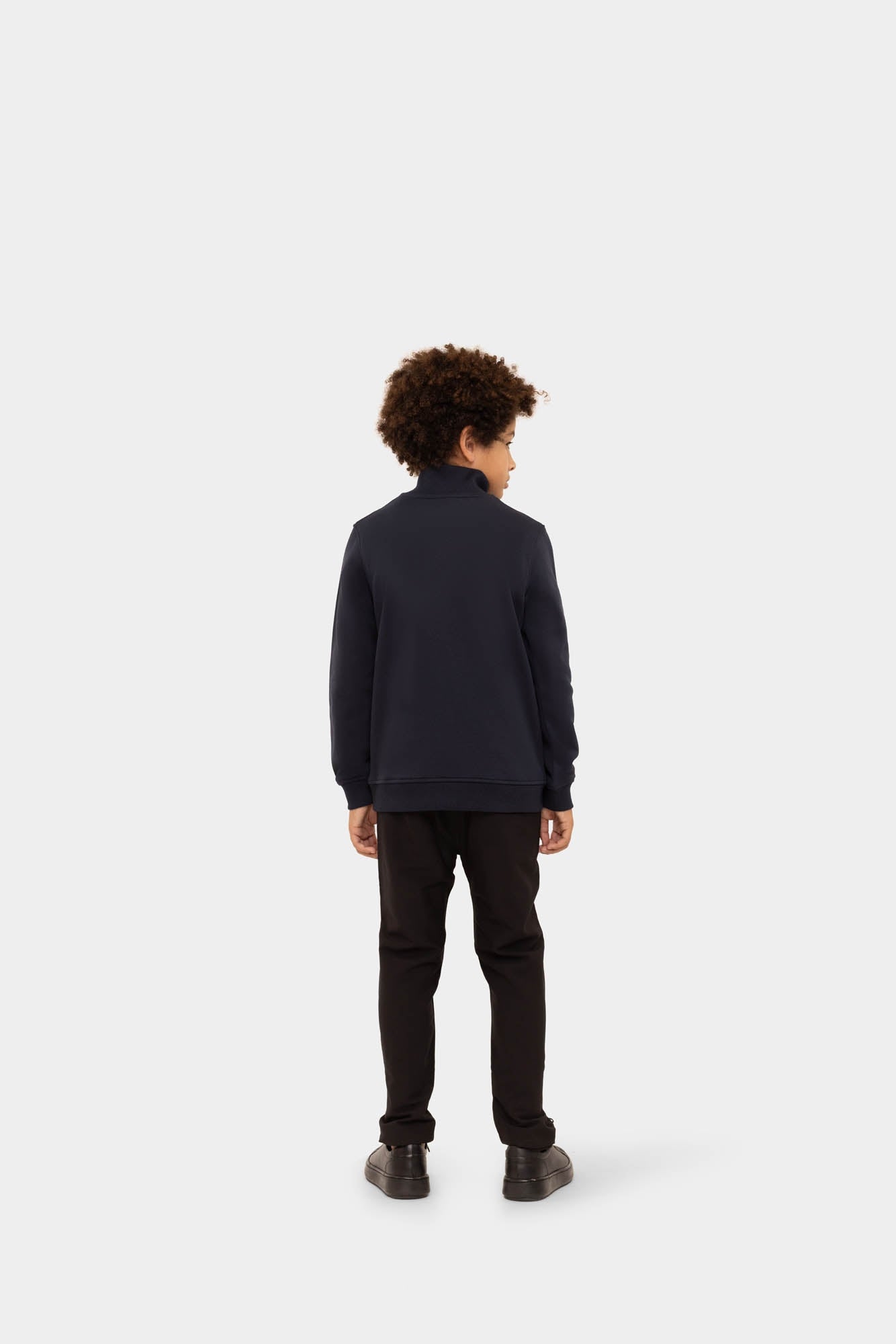 Malelions Junior Turtle Half Zip Sweater | Navy
