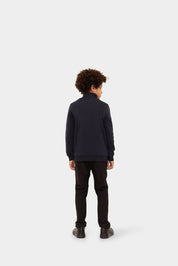 Malelions Junior Turtle Half Zip Sweater | Navy