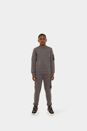 Malelions Junior Nylon Pocket Sweatpants | Anthracite