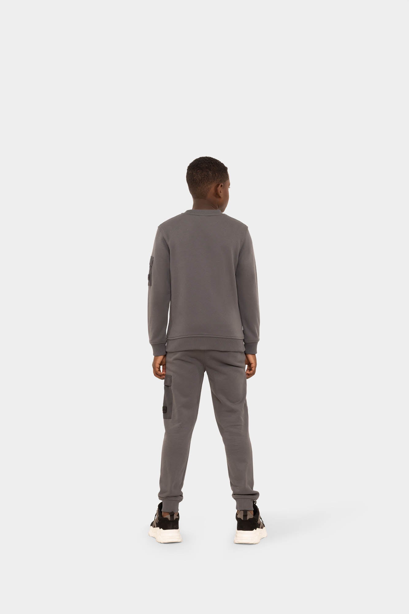 Malelions Junior Nylon Pocket Sweatpants | Anthracite
