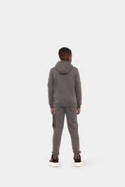 Malelions Junior Nylon Pocket Hoodie | Anthracite