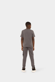 Malelions Junior Nylon Pocket T-Shirt | Anthracite