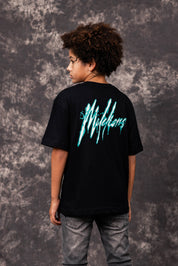 Malelions Junior Signature Drip T-Shirt | Black