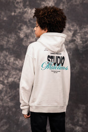 Malelions Junior Studio Hoodie | Off-White