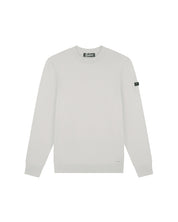 Malelions Men Knitted Crewneck | Pearl Grey