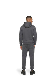 Malelions men Striped Signature Set | Dark Grey/Ice Blue