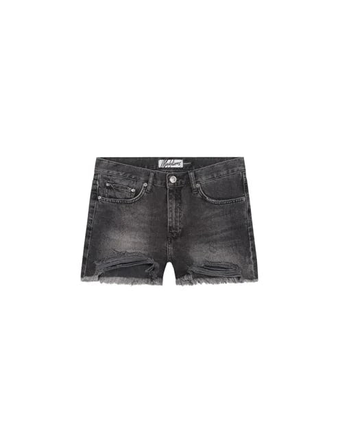  Malelions Women Resort Denim Shorts | Black