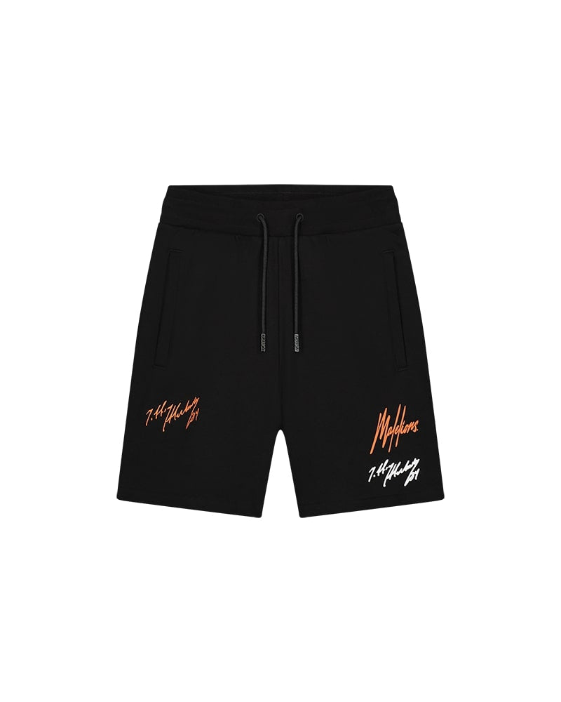  Malelions x Jeffrey Herlings Crew Shorts | Black/Orange