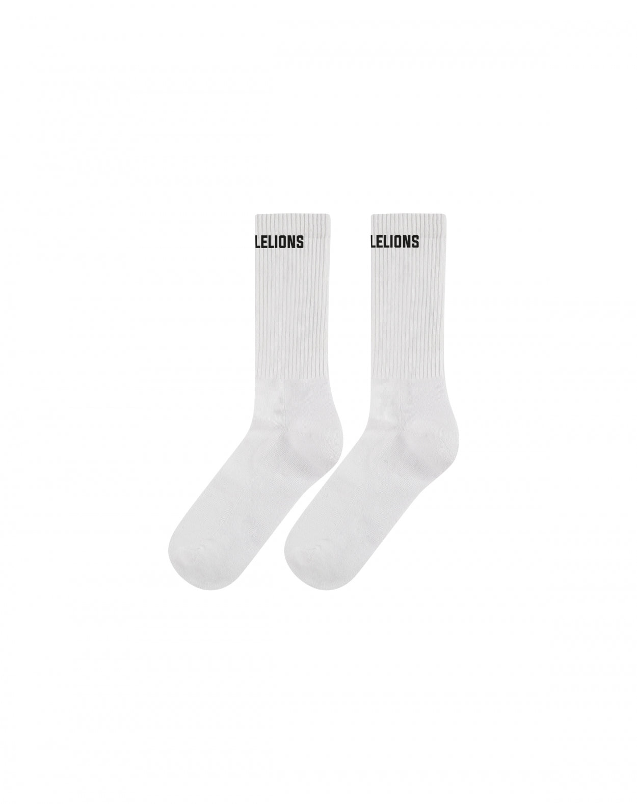 Malelions Men Logo Socks 2-Pack | White