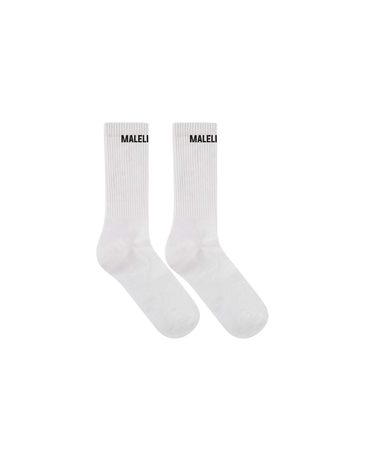 Malelions Men Logo Socks 2-Pack | White