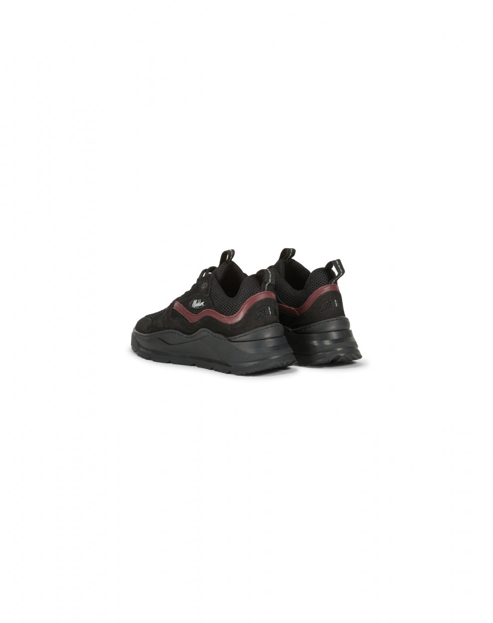 Malelions Men Mesh Runner | Black/Cherry