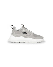 Malelions Men Mesh Runner | Light Grey/White