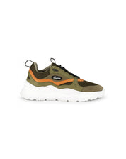 Malelions Men Mesh Runner | Army/Orange