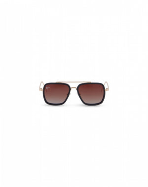 Malelions Men Abstract Sunglasses | Gold