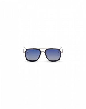 Malelions Men Abstract Sunglasses | Silver