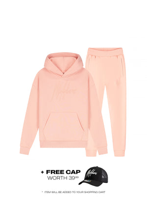 Malelions Junior Girls Essentials Tracksuit | Pink