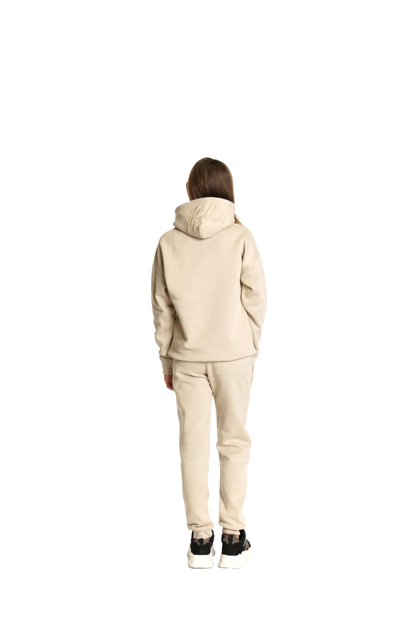 Malelions Junior Girls Essentials Tracksuit | Taupe