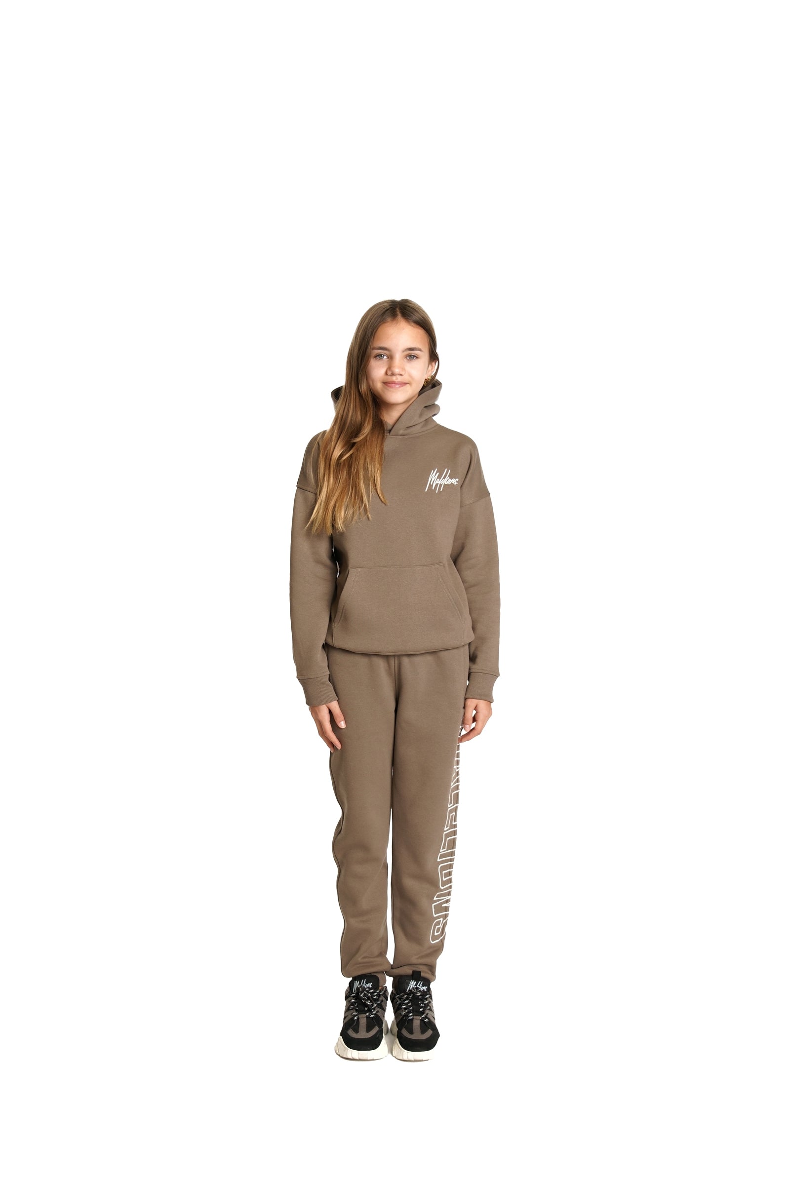 Malelions Junior Mädchen Tribe Trainingsanzug | Schokolade