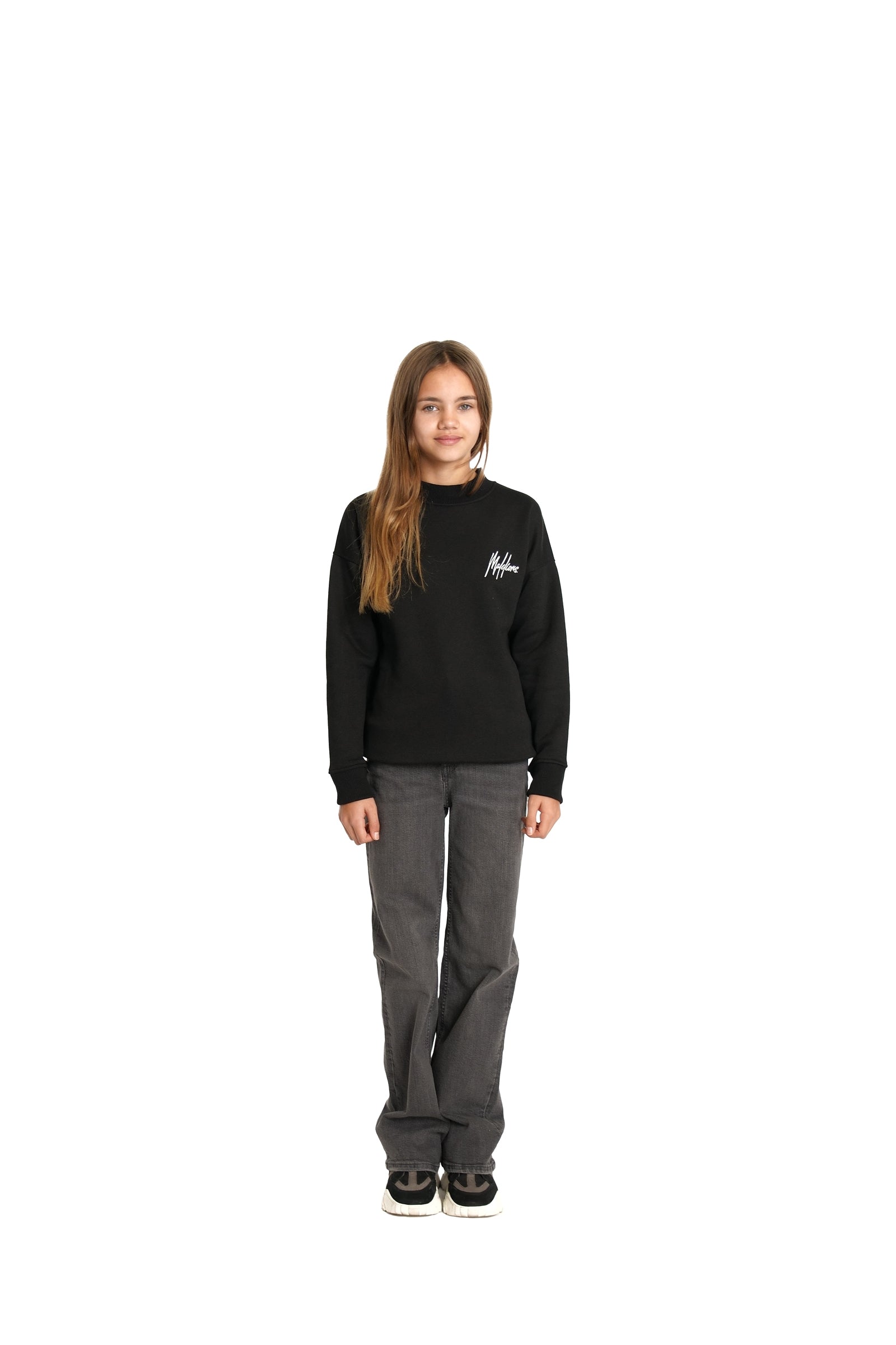Malelions Junior Mädchen-Tribe-Pullover | Schwarz