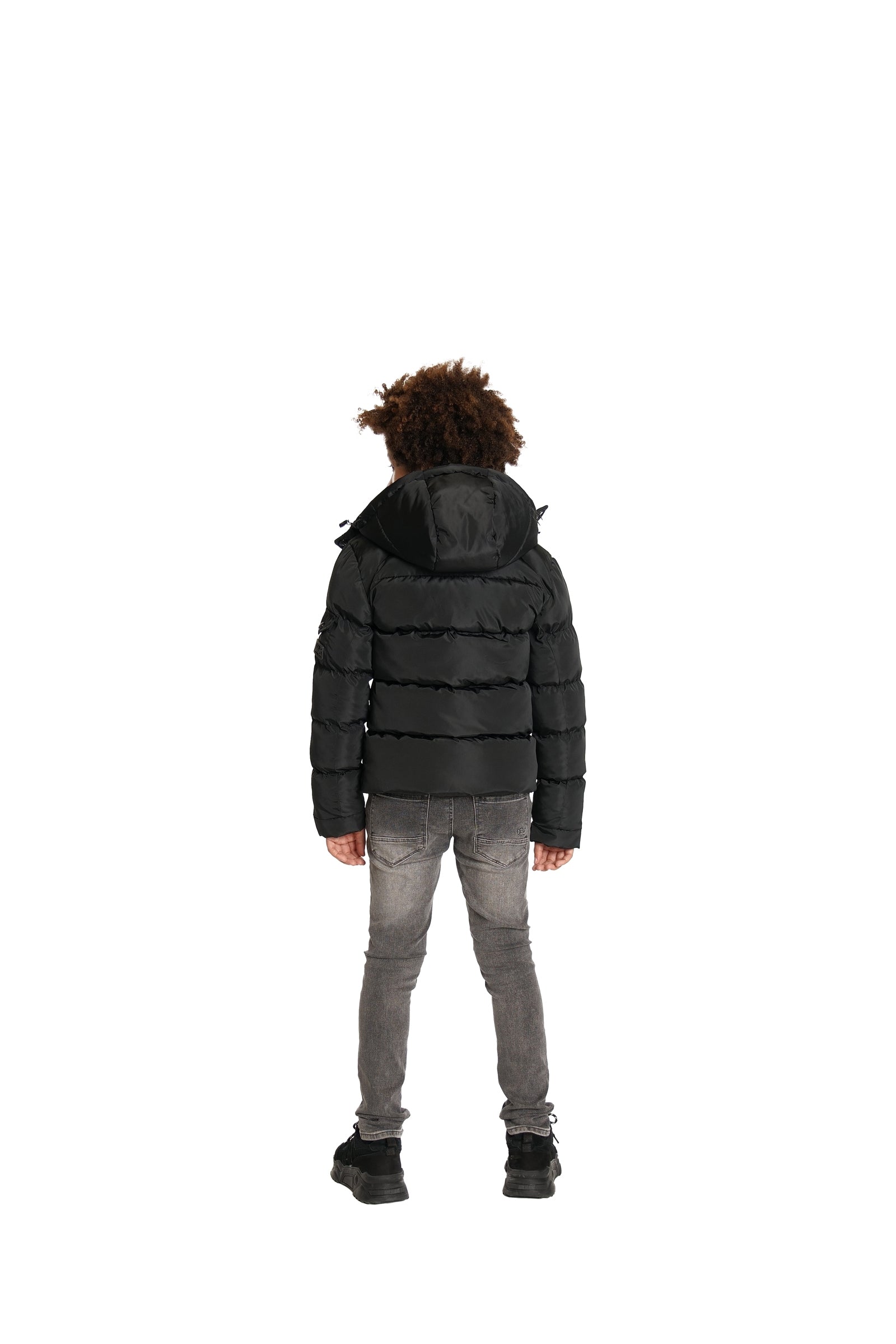 Malelions Junior Patch Steppjacke | Schwarz