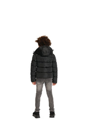 Malelions Junior Patch Steppjacke | Schwarz
