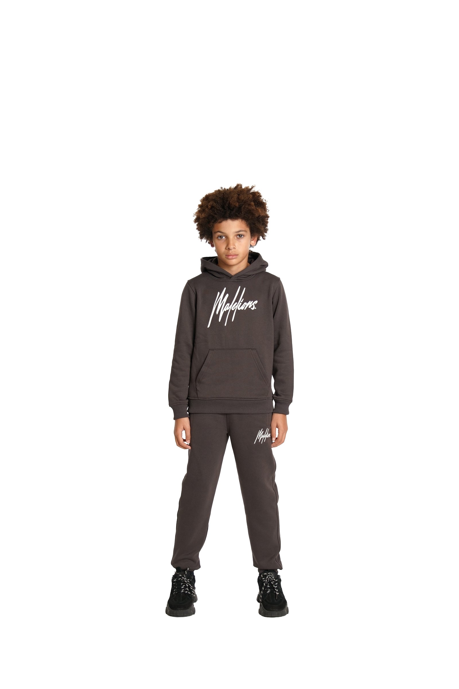 Malelions Junior Essentials Trainingsanzug | Graphit