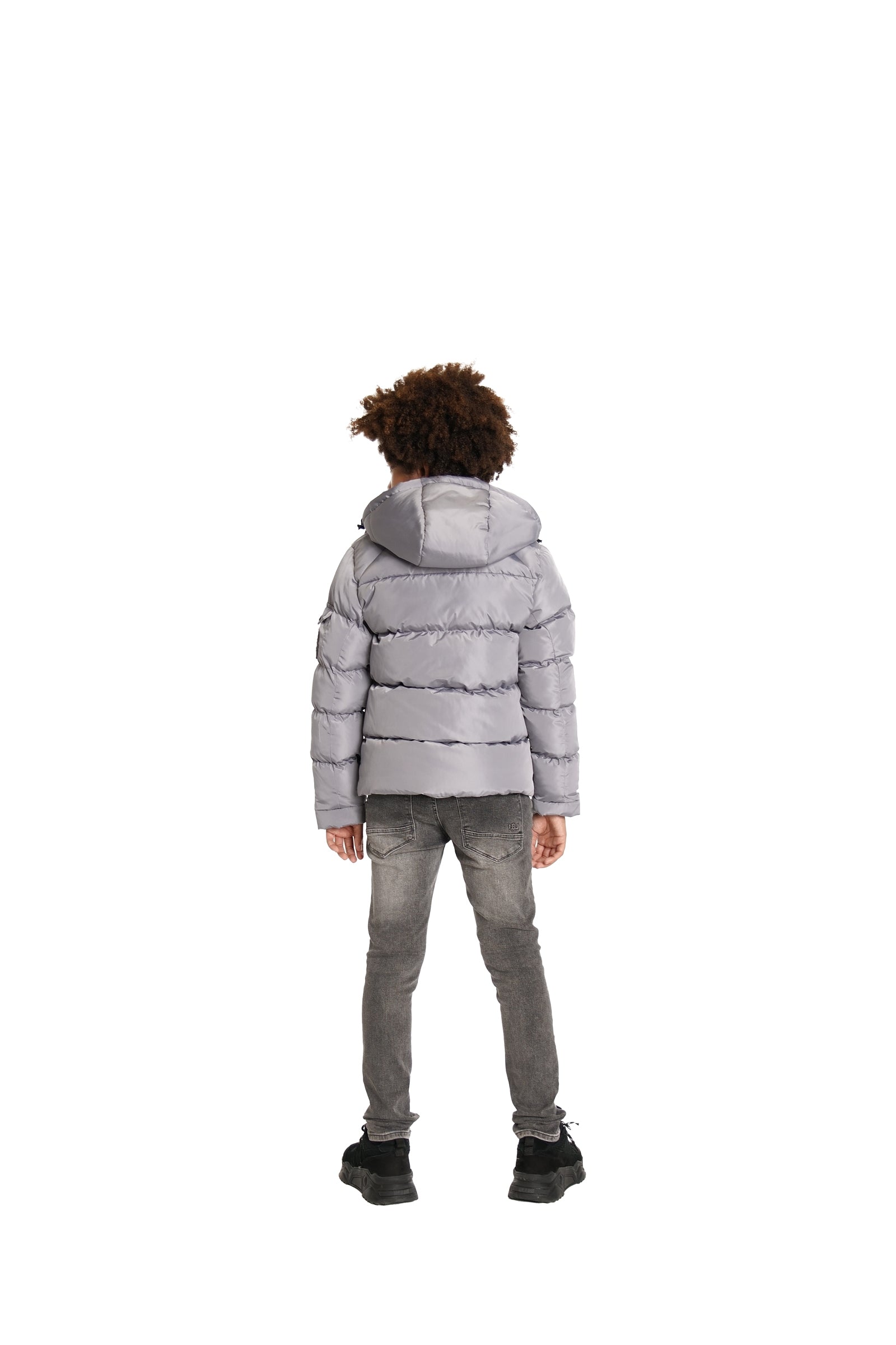Malelions Junior Patch Steppjacke | Hellgrau
