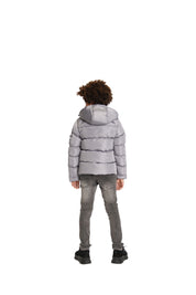 Malelions Junior Patch Steppjacke | Hellgrau