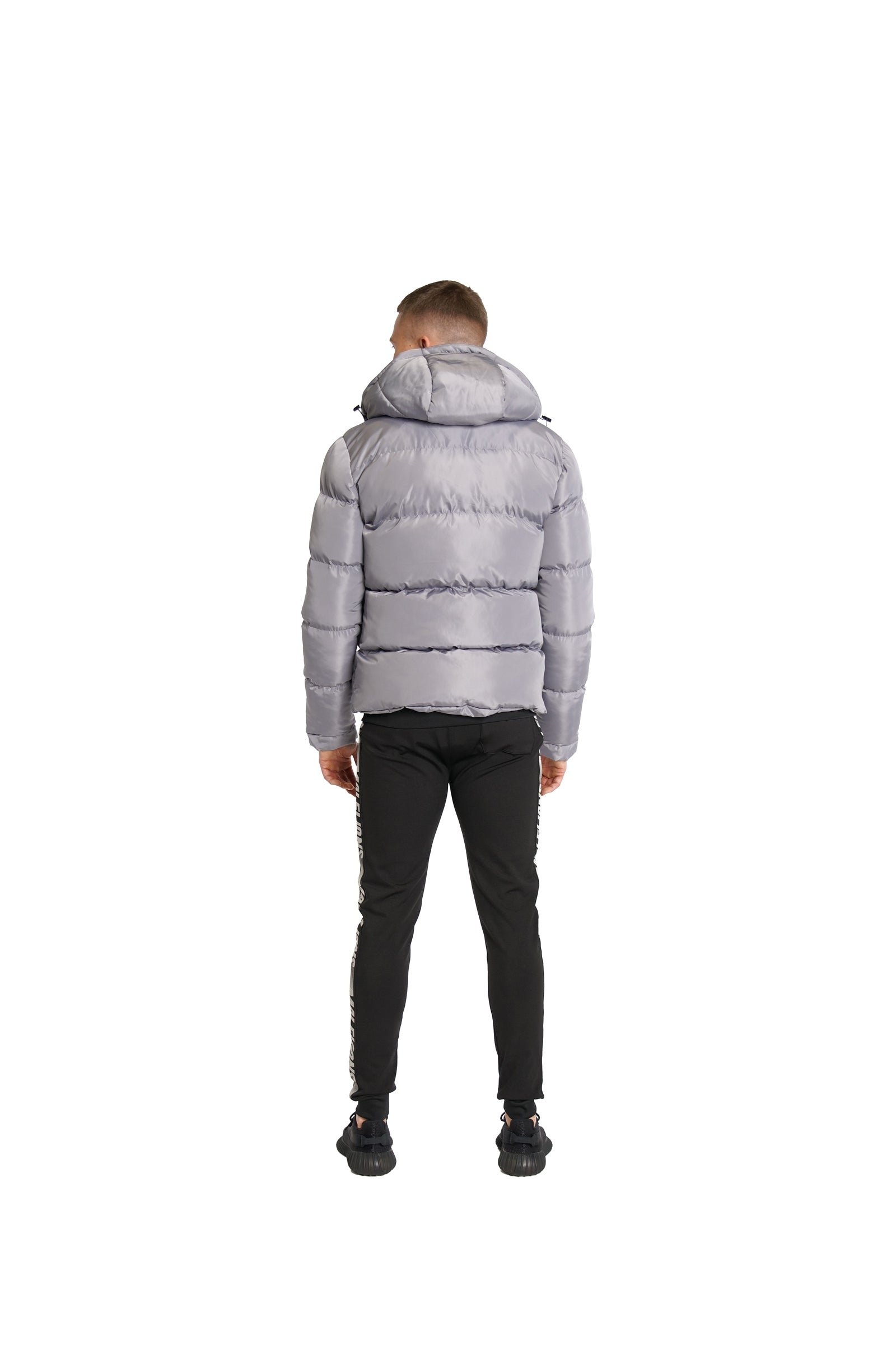 Malelions Sport Astro Steppjacke | Hellgrau