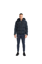 Malelions Sport Astro Puffer Jacket | Navy