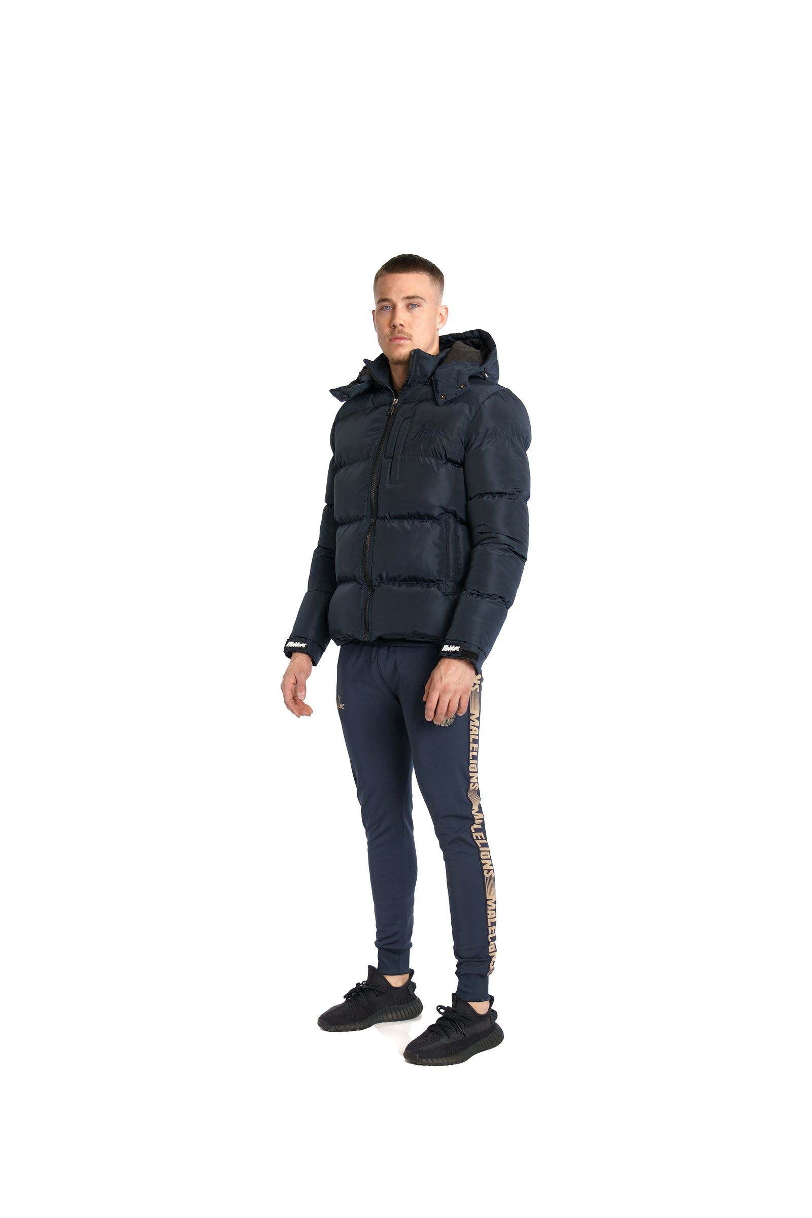 Malelions Sport Astro Puffer Jacket | Navy