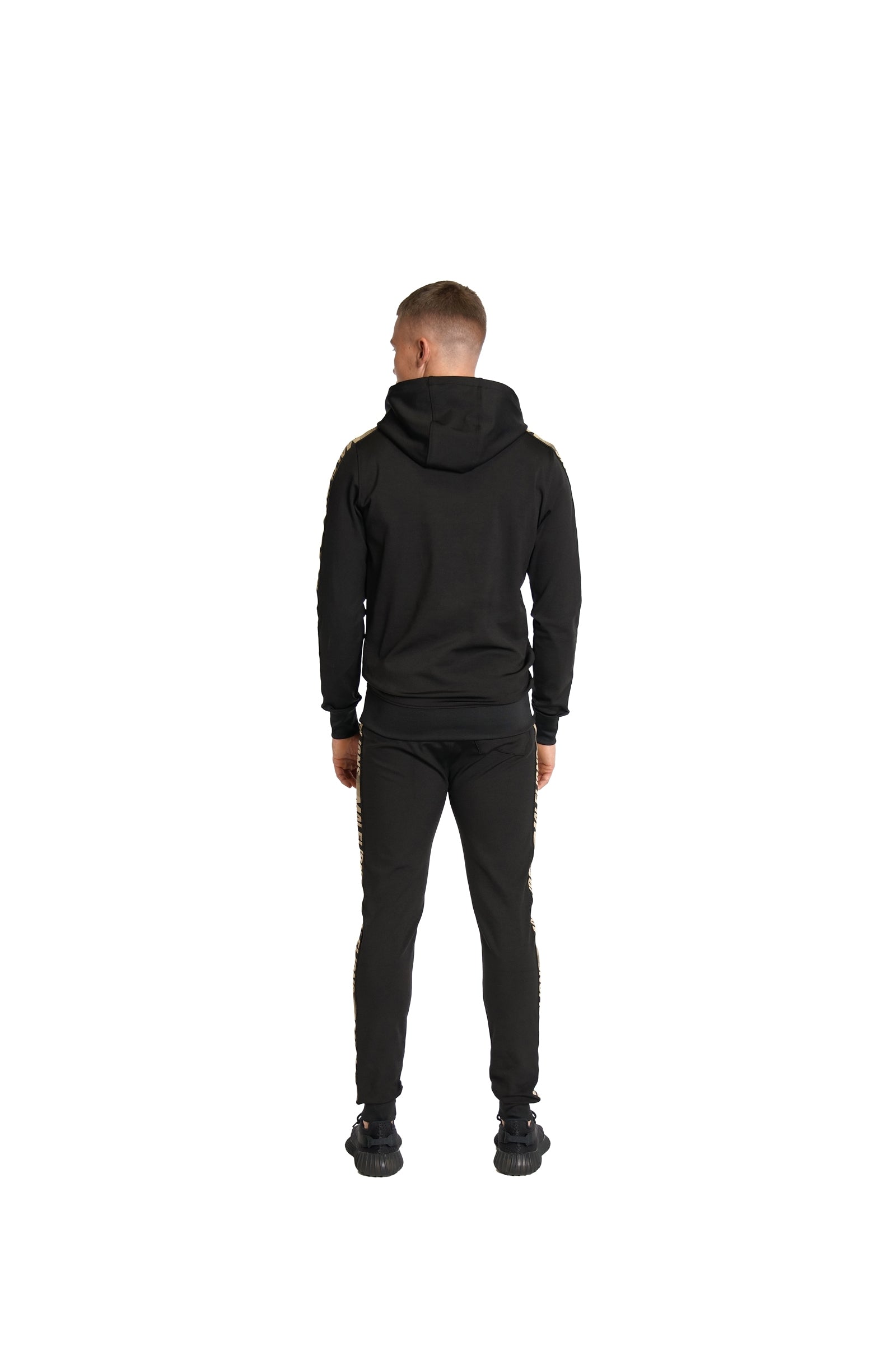 Malelions Sport Warming Up Tracksuit | Black/Gold